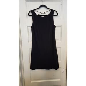 Jessica Howard Women's 12 Black Dress Sleeveless Simple Evening Office